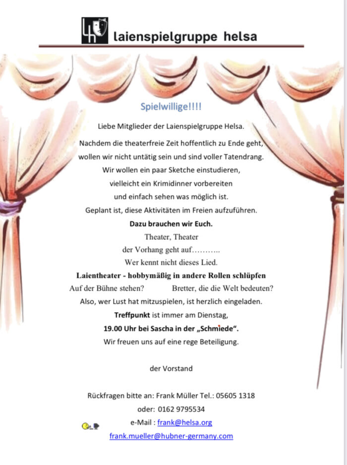 Mehr über den Artikel erfahren Es geht wieder los…
